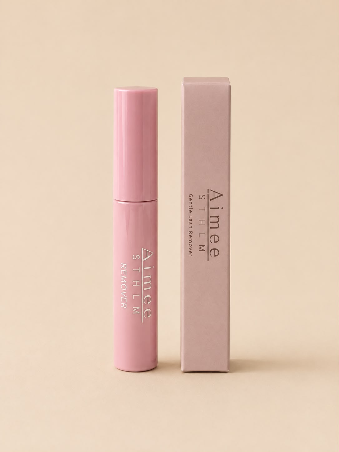 Aimee STHLM Lash Remover – Schonende Entfernung von Wimpernkleber und DIY-Wimpernverlängerungen mit Verpackung